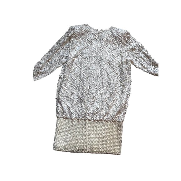 Vintage Siasia New York Champagne Gold Dress 1980s - Picture 6 of 7